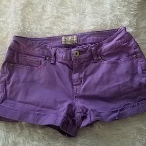 Aeropostale shorts purple size 3/4
